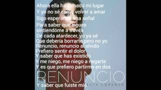 Ruth Lorenzo - Renuncio (Letra)