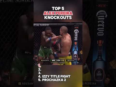 Top 5 Alex Pereira Knockouts | The Fight Club