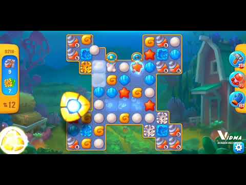 Fishdom. 9218 level no boosters and diamonds. 16 moves