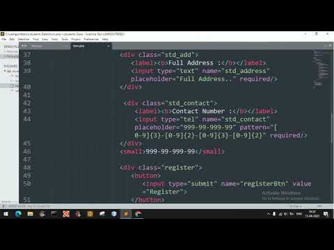 Insert Form Data Into Table With Html Php Sql Server