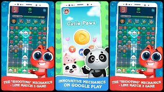 Cutie Paws | Pop & Match (Gameplay Android)