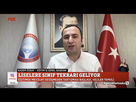 Genel Başkanımız Kadem Özbay, Milli Eğitim Bakanı Yusuf Tekin`in sınıf tekrarı ve devamsızlık affı açıklamalarını değerlendirdi; 