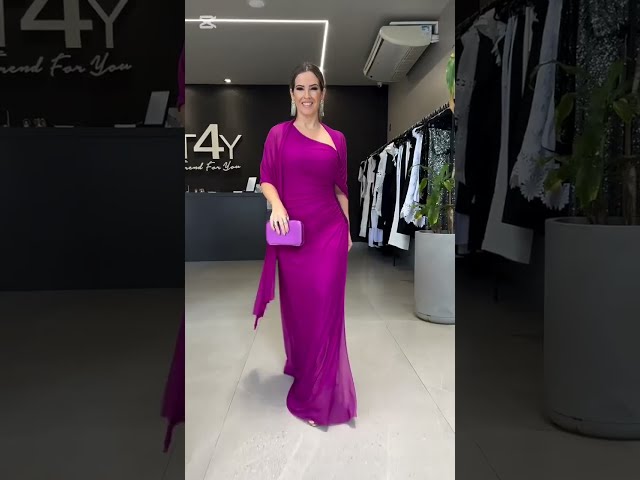 Vídeo relacionado con Ever-Pretty A-línea Vestito de Gala Vestido De Navidad Mujer Cuello en V Manga Corta Gasa Corte Imperio para Mujer Verde Oscuro 44