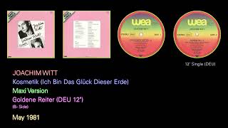 Joachim Witt - Kosmetik (Ich Bin Das Glück Dieser Erde) (Maxi Version)