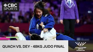 Canada's Heidi Quach settles women's 48kg judo silver at 2026 Commonwealth Games