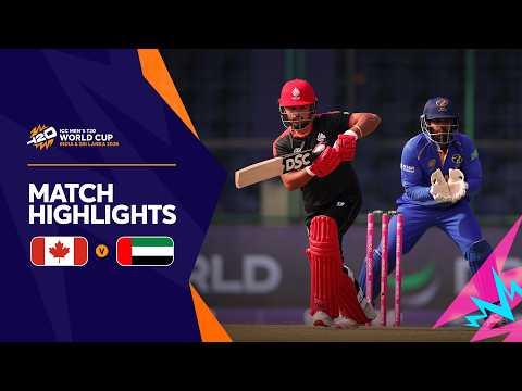 Canada v UAE | Match Highlights | Men's T20 World Cup 2026