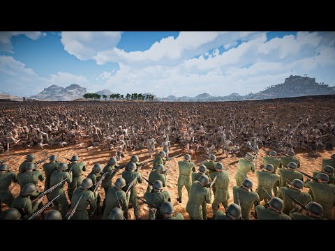 2,000 US Shotgun Soldier VS 500,000 Zombies - Ultimate Epic Battle Simulator 2 | UEBS 2