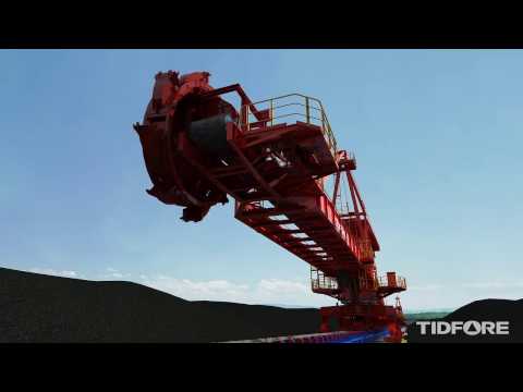 Tidfore bulk material handling - boom type bucket wheel stac...