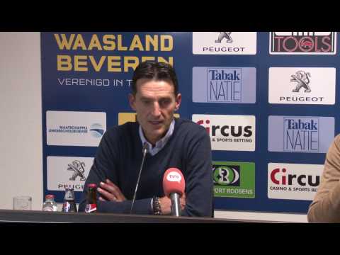 Persbabbel na Waasland-Beveren - KV Kortrijk (1-1)