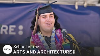 UCLA Arts Commencement 2023: Undergraduate Student Speaker Fabian Rios
