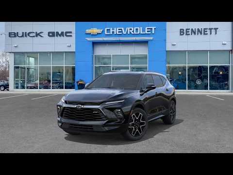 2026 Chevrolet Blazer RS AWD in Black for sale at Bennett Chevrolet Cadillac Buick GMC Ltd. in Cambridge, ON