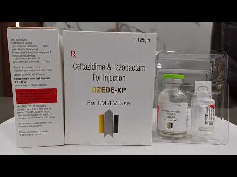 Ceftazidime 1 Gm Tazobactam 125 Mg Injection, 1.125Gm