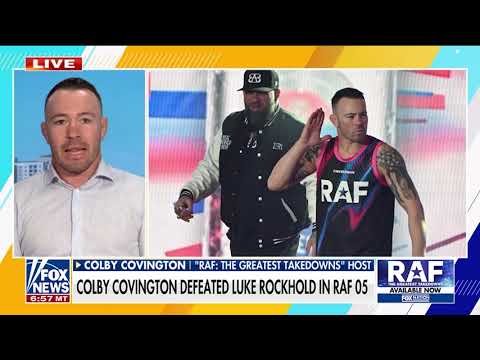 Colby Covington relives the highs of his recent RAF match on Fox & Friends.