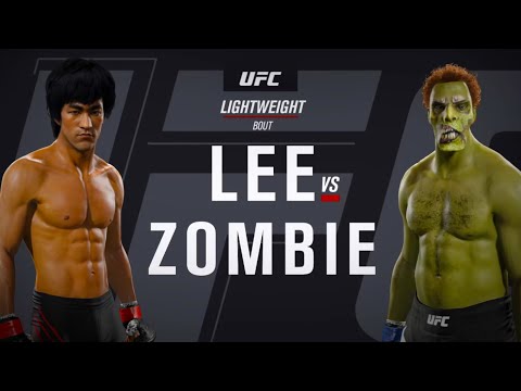 Bruce Lee vs. Green Zombie (EA sports UFC 2)