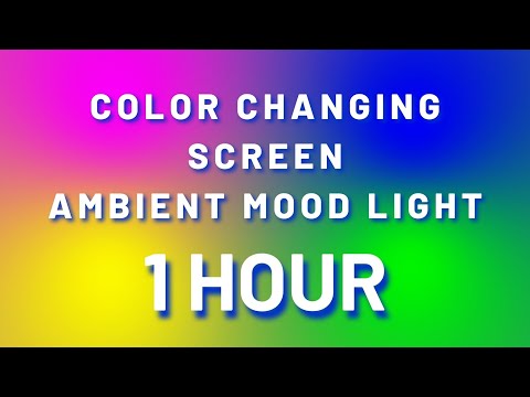 Color Changing Screen Mood Light [1 HOUR] Ambient Mood Led Lights