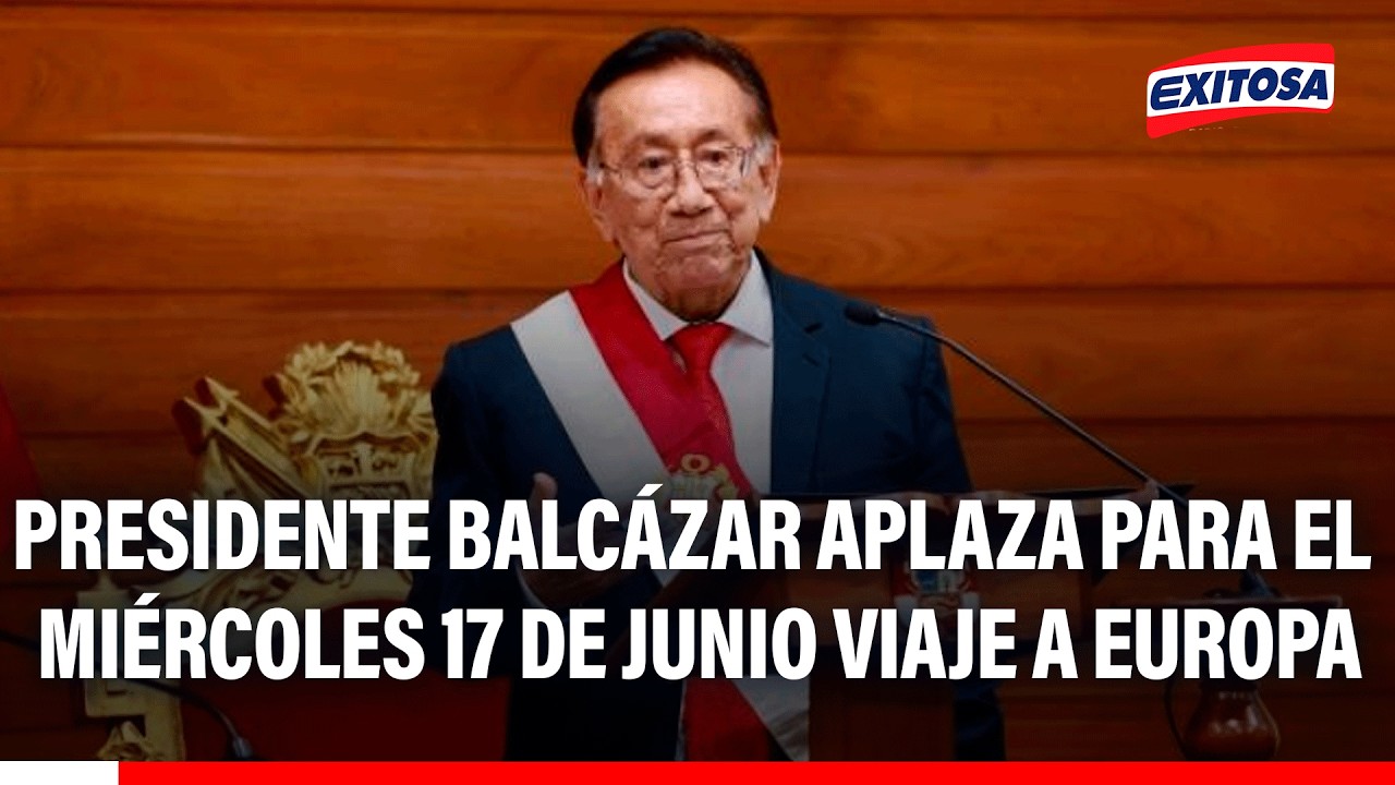 🔴🔵José Balcázar explica su motivo para reprogramar viaje a Europa y visita al papa León XIV