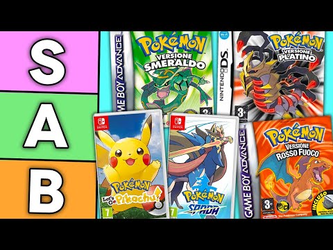 VALUTO TUTTI I GIOCHI POKEMON! - TIER LIST