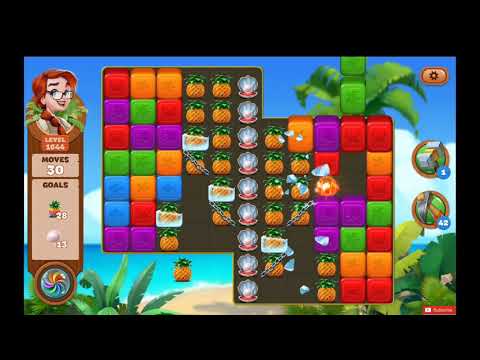 Lost Island Blast Adventure Level 1644 NO BOOSTERS - A S GAMING ✔