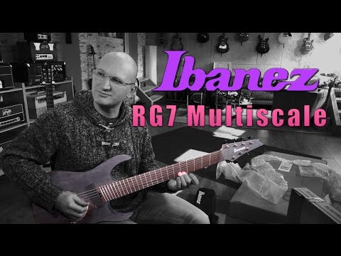Ibanez RG-7 Multiscale  - Unboxing and first sounds...