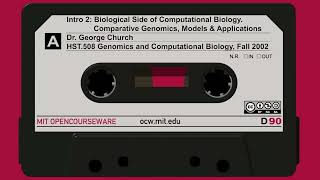 2A. Intro 2: Biological Side of Computational Biology. Comparative Genomics, Models & A...