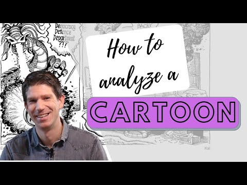 How to analyze a cartoon - 4 simple steps - a detailed look using an example