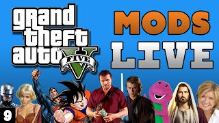 GTA 5 Mods with THE DARK KNIGHT LIVE!
