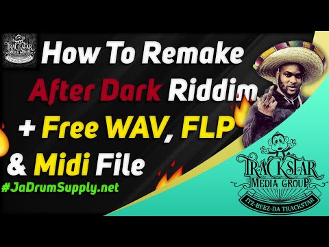 "After Dark Riddim" | Melody Remake Chord Progression + Free Midi | 🎼📀 Itz-Beez-Da TrackStar