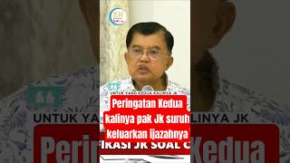 Download lagu JK incensed as Jokowi refuses to release diploma #jokowi #yusufkalla mp3
