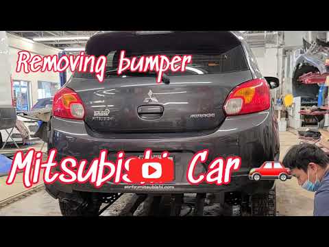 How to Remove rear bumper Mitsubishi Car