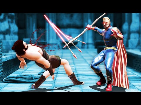 The Boys Homelander FIGHTS for his LIFE... (Blade and Sorcery Mods)