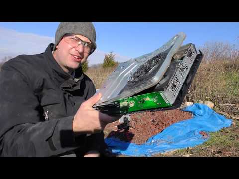 Shooting a Xbox with an Airsoft Machine Gun 20-30,000 BBs! #Consoles Suck