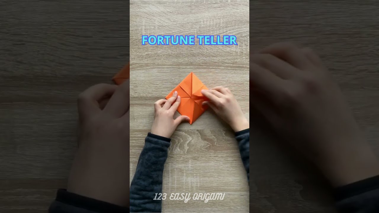 EASY ORIGAMI PAPER FORTUNE TELLER FOLDING | DIY FORTUNE TELLER ORIGAMI | ORIGAMI INSTRUCTIONS