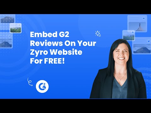 How to embed G2 reviews on Zyro for FREE? #embed #g2 #reviews #zyro #free