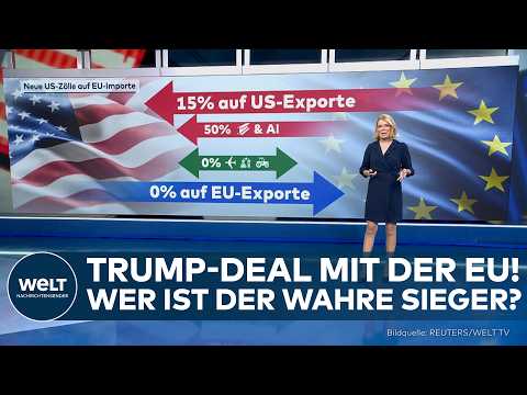 EU-USA-DEAL: Einseitiger Sieg für Trump? Das steckt hinter dem Handelsabkommen!