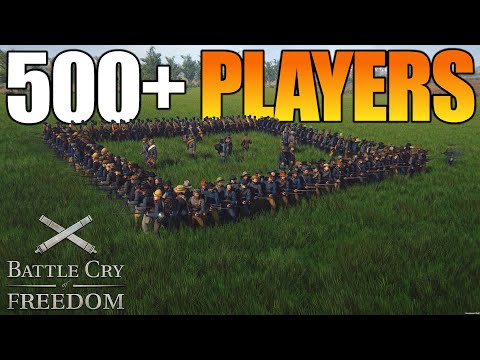 HUGE New Civil War FPS Game With 500+ Player Battles!