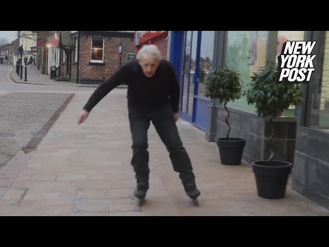 79-Year-Old Rollerblading Rebel Known As 'Quick Silver' Labeled a 'Hazard' | New York Post