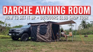 New Tent! Darche Tent Annex | How to Set it Up + Outdoors Club Shop Tour