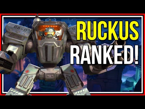 THIS Is Why Ruckus is Such a GOOD Off Tank! - Paladins Ranked Gameplay