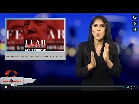 Bob Woodward publisher printing 1M copies of "Fear" (ASL - 9.11.18)
