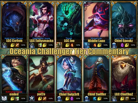 League of Legends Oceania Challenger Solo Queue Full Gameplay Commentary #2 [Patch 5.8]