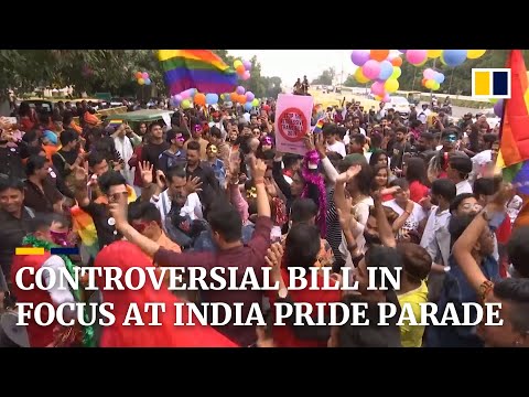 India’s LGBT community protests against transgender law at Delhi pride parade