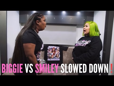 BIGGIE VS SMILEY *SLOWED DOWN* AT THE BADDIES EAST REUNION! #BaddiesEast