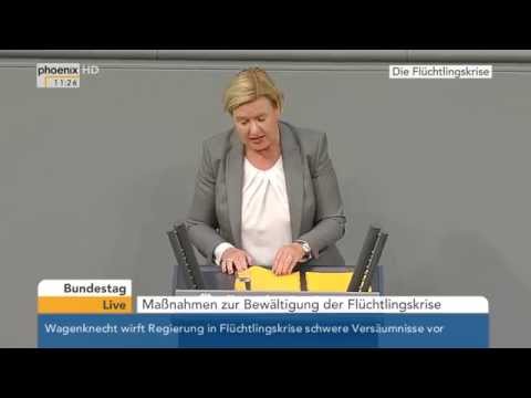Bundestag: Debatte zu Maßnahmen zur Bewältigung der Flüchtlingskrise am 15.10.2015