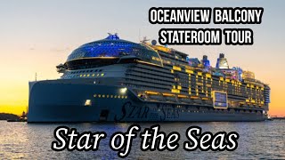 Inside the New Star of the Seas Oceanview Balcony!