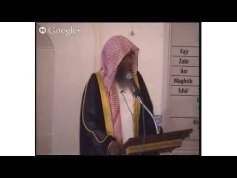 Friday Khutbah 24 May 2013