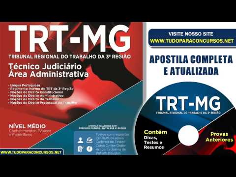 Apostila TRT-MG 2015 - Tecnico Judiciario - Area Administrativa (Nivel Medio)