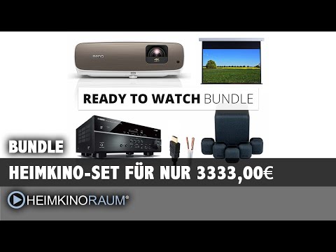 Get ready to watch! Das Heimkino Komplett Paket macht zuhause bleiben leichter.