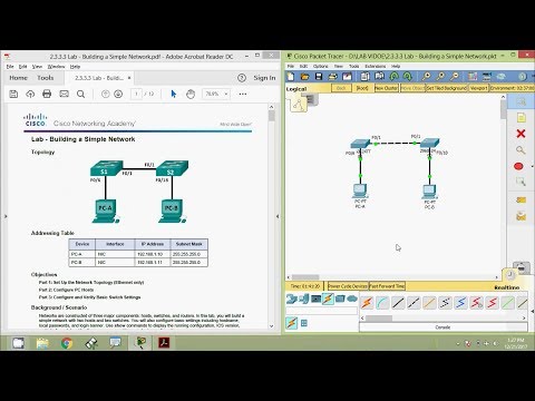 2.3.3.3 Lab - Building a Simple Network