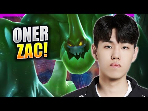 ONER IS A GOD WITH ZAC! - T1 Oner Plays Zac JUNGLE vs Gragas! | Season 2023