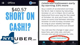 Uber CASH OUT & PAY TO DRIVE (maybe)